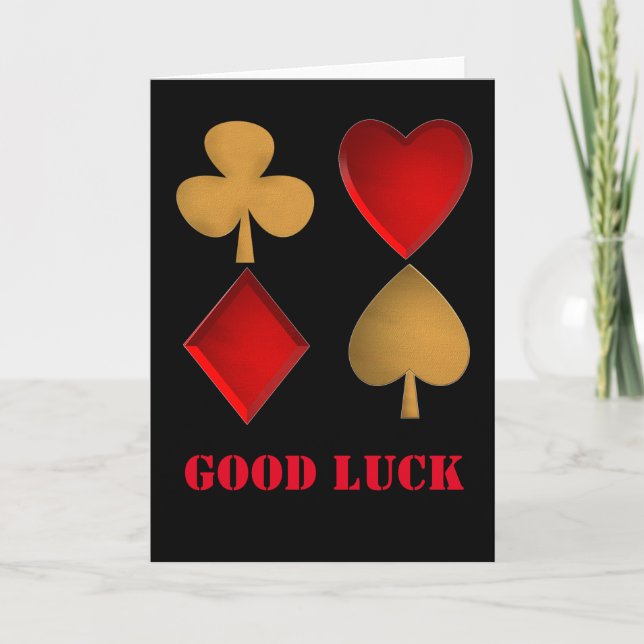 The four suits card (Front)