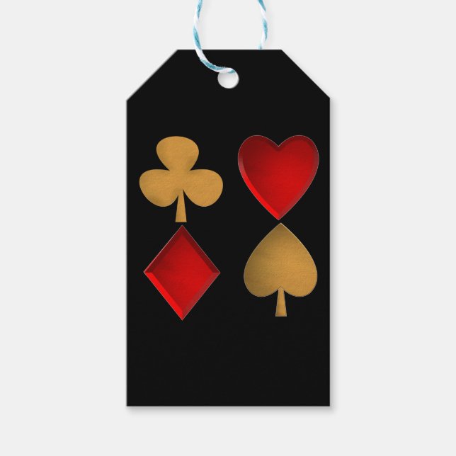 The four suits gift tags (Front)
