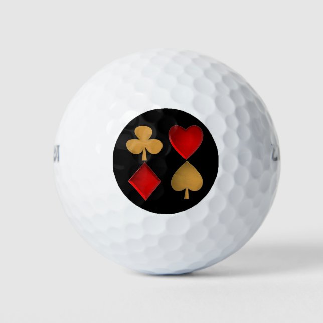 The four suits, golf balls (Front)