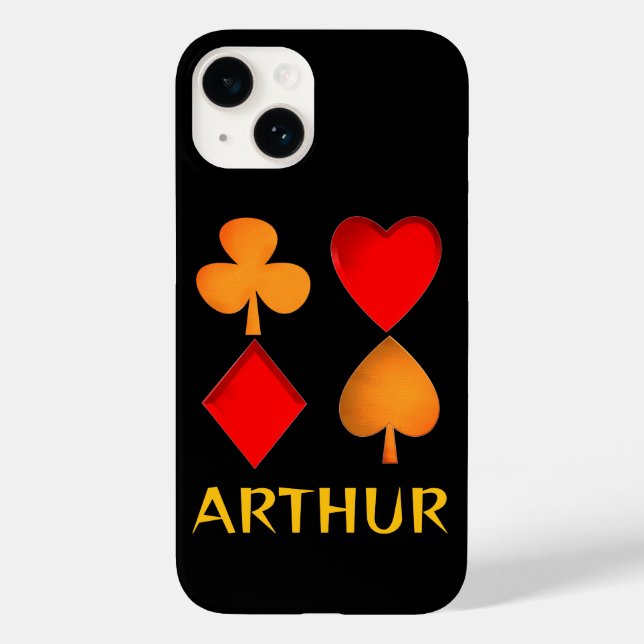 The four suits personalised Case-Mate iPhone case (Back)