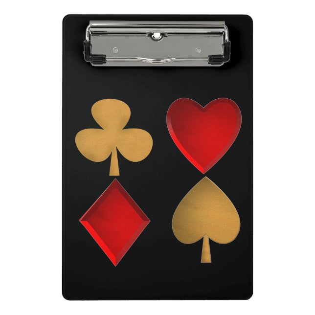 The four suits,Personalised Mini Clipboard (Front)