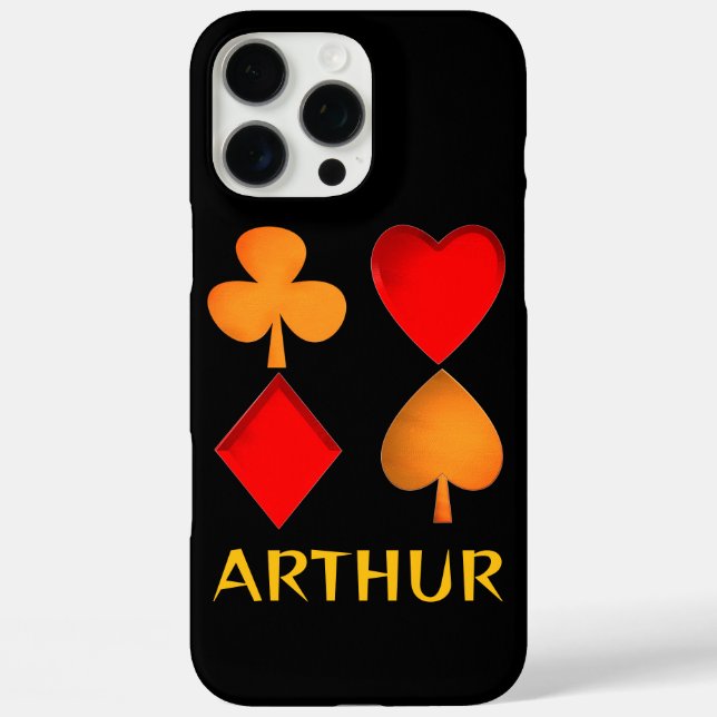 The four suits personalized Case-Mate iPhone case (Back)