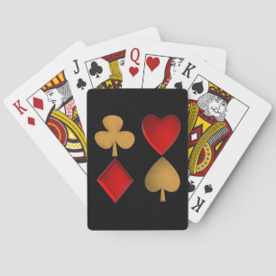 The four suits playing cards