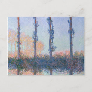 The Four Trees by Claude Monet Postcard