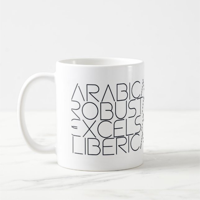 The Four Types of Coffee Mug (Left)