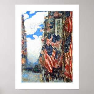 "The Fourth of July", c.1916. Fine Art Poster