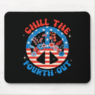 The Fourth Out 4th Of July Patriotic Independence Mouse Mat