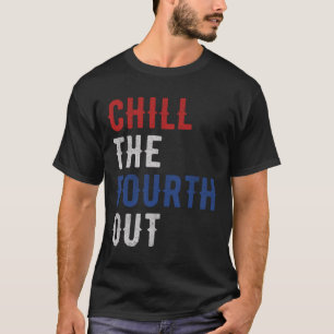 The Fourth Out Independence Usa Flag Funny 4th Of T-Shirt