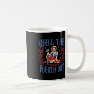 The Fourth Out Retro 4th Of July Independence Day Coffee Mug