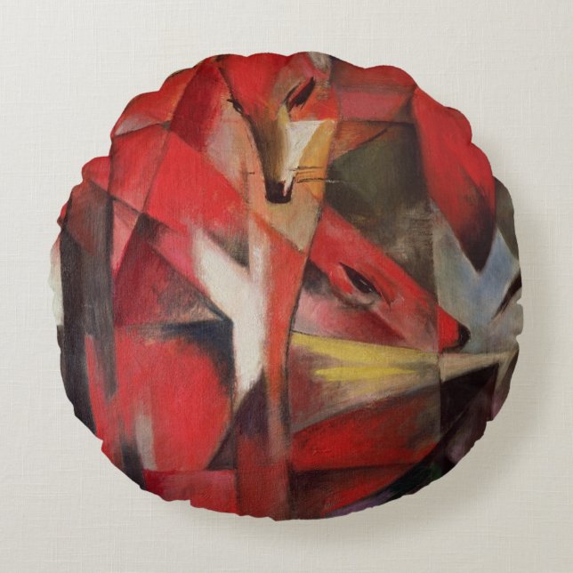 The Fox, 1913 2 Round Cushion (Front)