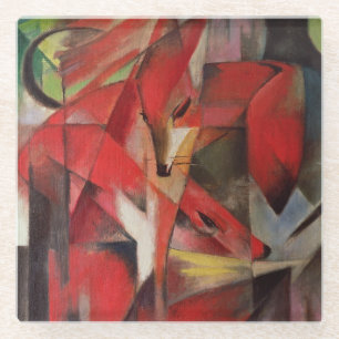 The Fox, 1913 Glass Coaster