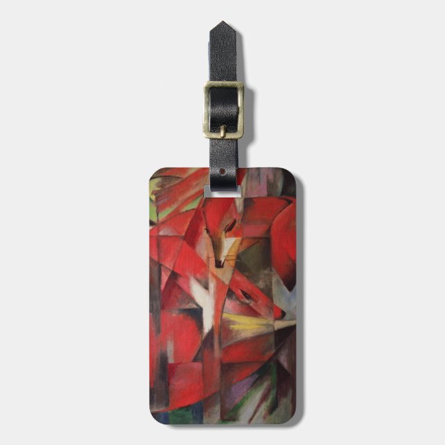 The Fox, 1913 Luggage Tag (Front Vertical)