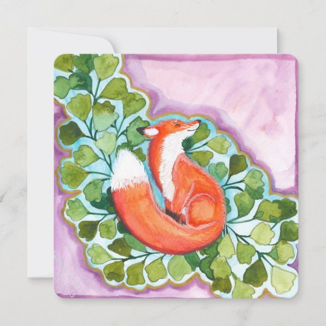 The Fox and the breeze Holiday Card (Front)