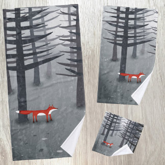 The Fox and the Forest Bath Towel Set