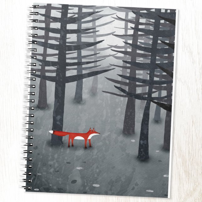 The Fox and the Forest Notebook (The Fox and the Forest landscape art notebook)