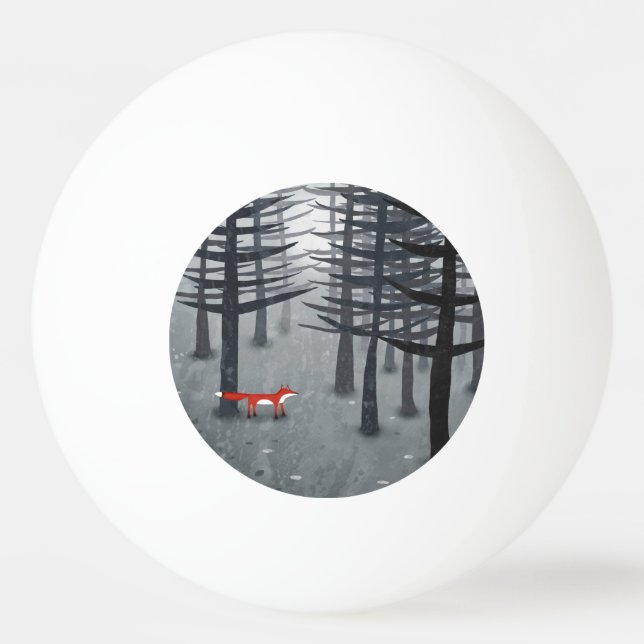 The Fox and the Forest Ping Pong Ball (Front)