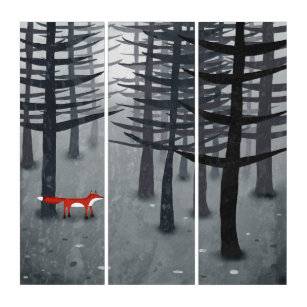 The Fox and the Forest Triptych