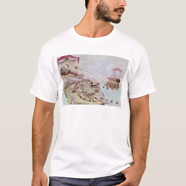 The Fox and the Goose; or Boney Broke Loose T-Shirt (Front)