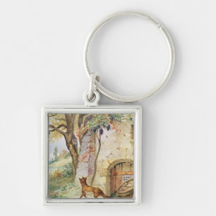 The Fox and the Grapes, illustration for Key Ring
