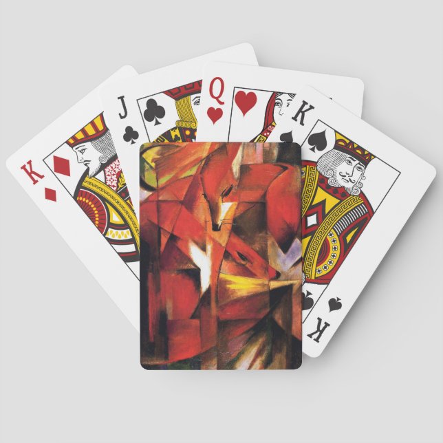 The Fox by Franz Marc Playing Cards (Back)