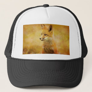 The Fox in the Wood Trucker Hat