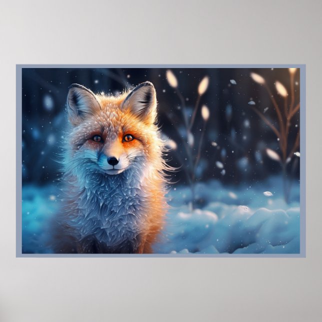 The Fox of the Mysterious Forest Poster (Front)