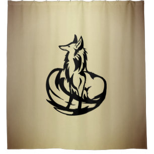 The Fox Shower Curtain