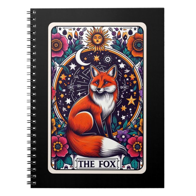 The Fox Spirit Tarot Card Notebook (Front)