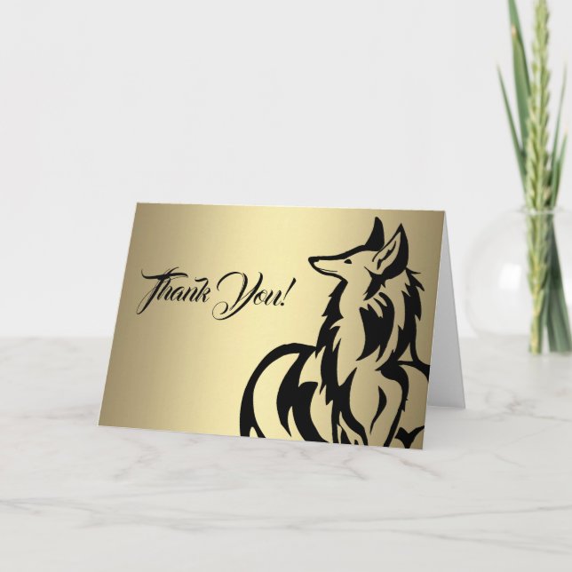 The Fox Thank You Card (Front)