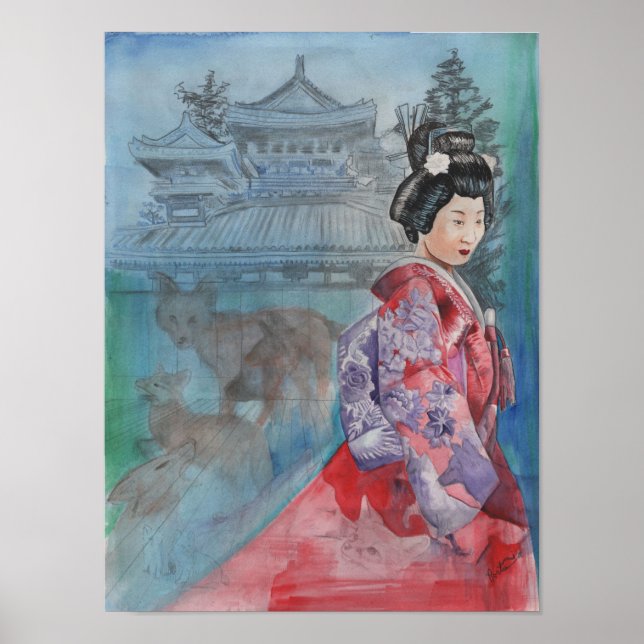 The Fox Wife by Portia St Luke Poster (Front)