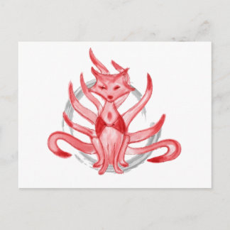The fox with nine tails postcard