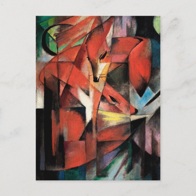 The Foxes by Franz Marc (1913) Postcard (Front)