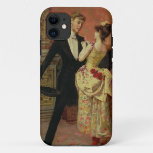 The Foyer of the Lyceum Theatre (oil on canvas) Case-Mate iPhone Case
