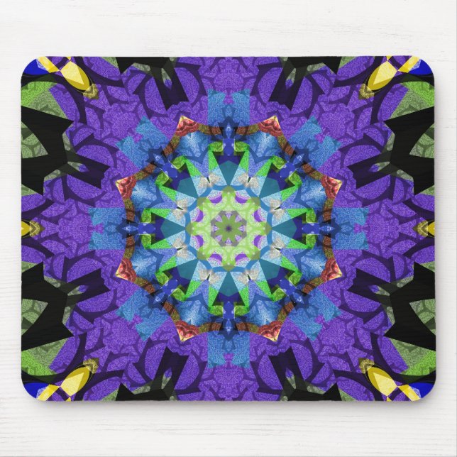 The Fractal kaleidoscope Mouse Mat (Front)