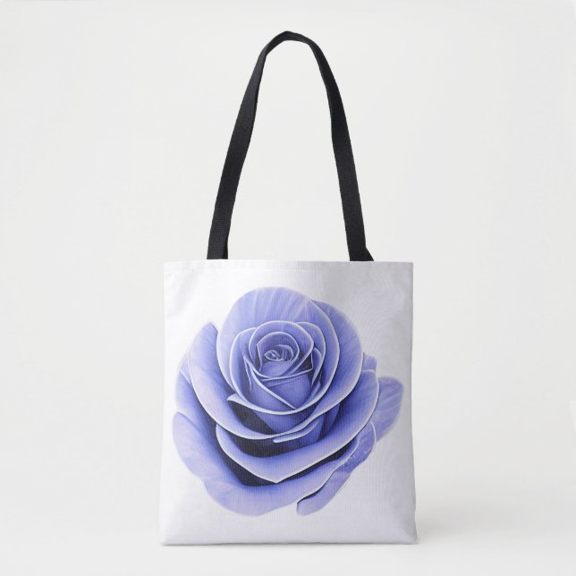 The Fragile Beauty of a Rose Tote Bag (Front)