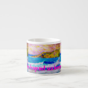 the fragrant sea breeze Art Espresso Cup