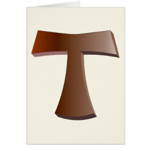 The Franciscan Cross and Prayer in Mahogany