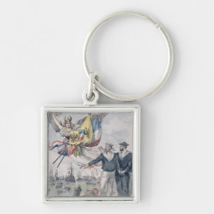 The Franco-Russian Entente Key Ring