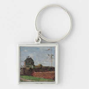 The Francois Ier Tower at le Havre, 1852 Key Ring
