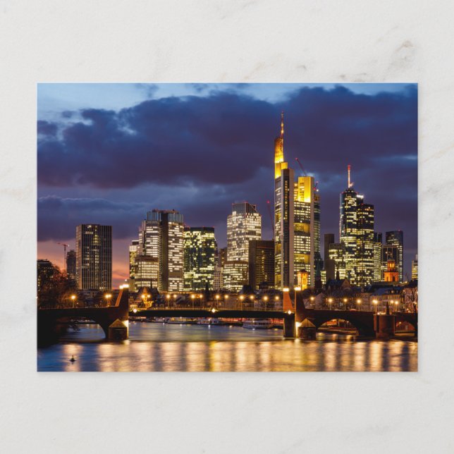The Frankfurt Postcard skyline (Front)
