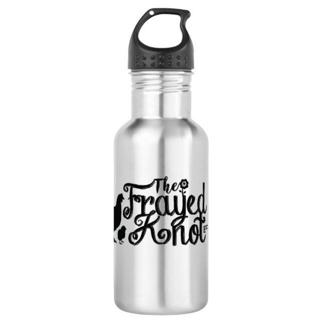 The Frayed Knot - Logo Water Bottle (Front)