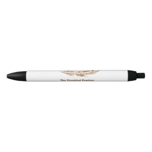 The Freckled Feather Black Ink Pen