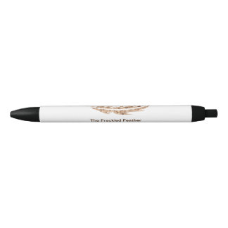 The Freckled Feather Black Ink Pen