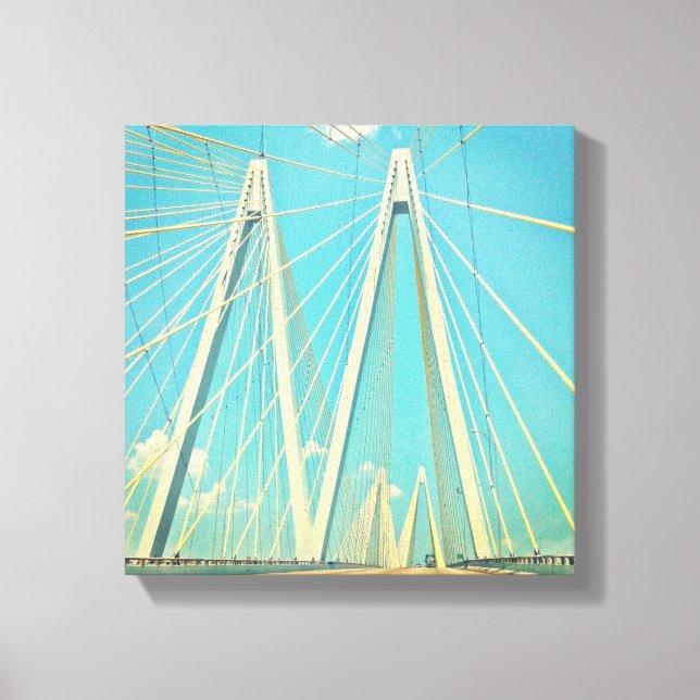 The Fred Hartman Bridge Canvas Print (Front)