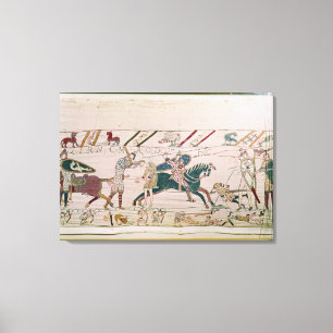 The French are Fighting and Killing Harold's Canvas Print