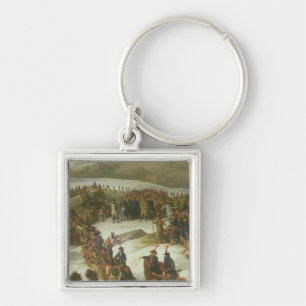 The French Army Crossing the St. Bernard Pass Key Ring