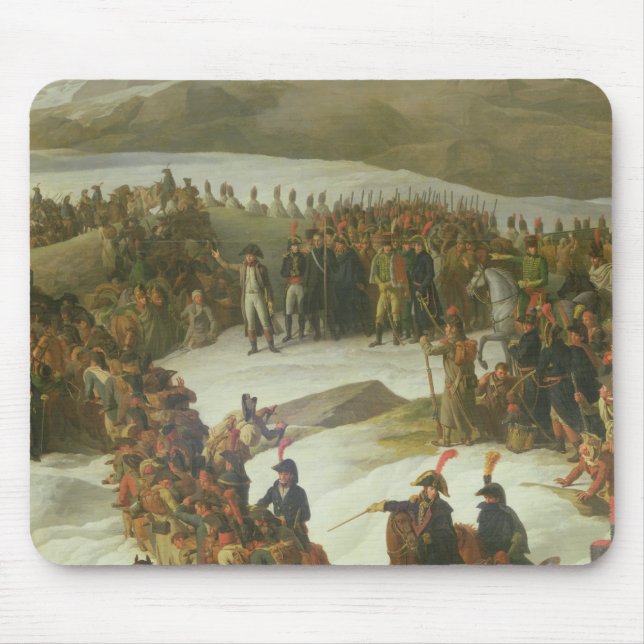 The French Army Crossing the St. Bernard Pass Mouse Mat (Front)