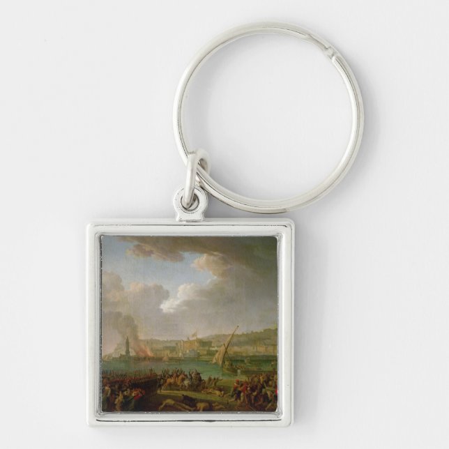 The French Army Entering Naples Key Ring (Front)