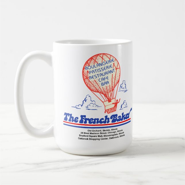 The French Baker, Chicago, Skokie, Oakbrook Coffee Mug (Left)