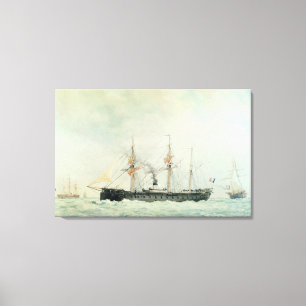 The French Battleship, 'La Gloire', 1880 Canvas Print